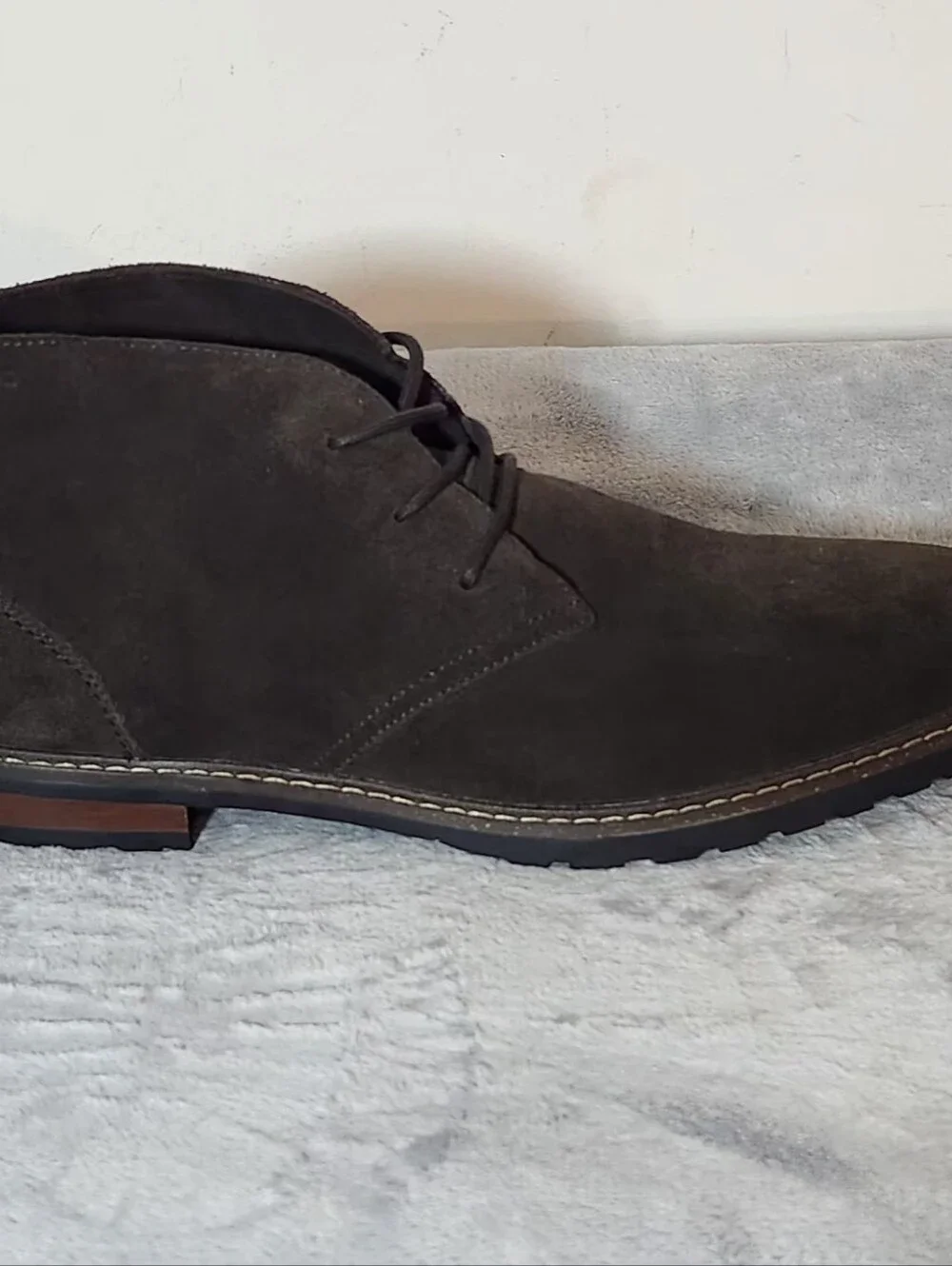 ALDO Macklay Suede Lace-Up  Chukka Boots Size :13 Color :Dark Brown